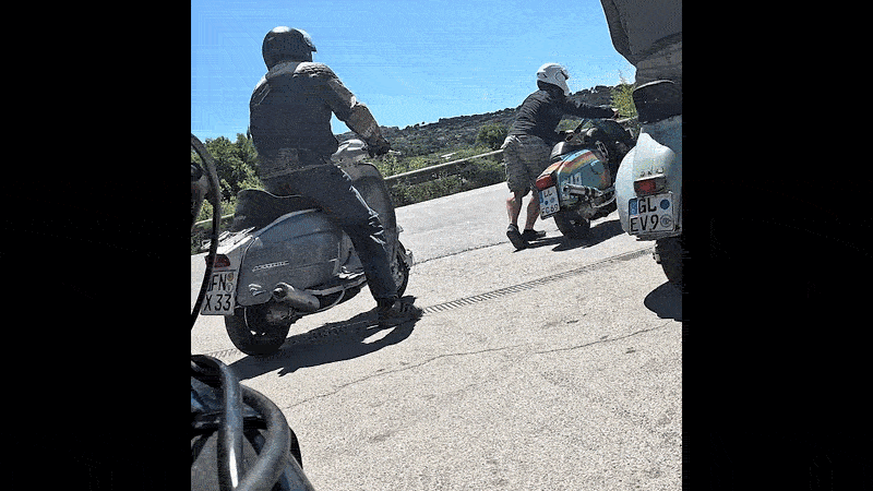 push sip scooter shop lambretta demostrator